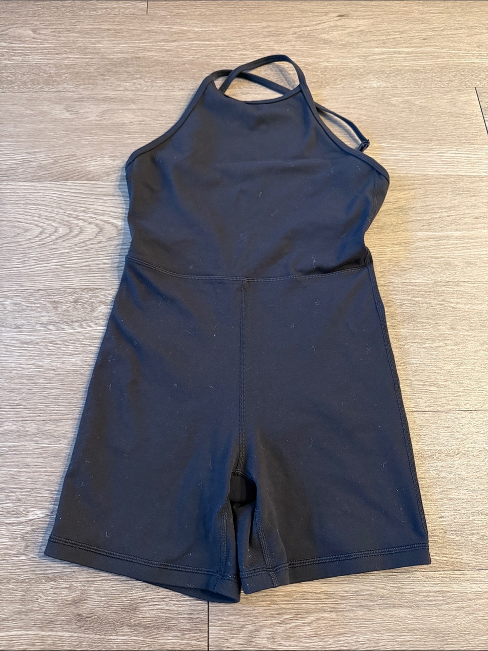 ARITZIA Black Strappy Sleeveless Romper